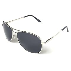 Silver Frame/Black Lens