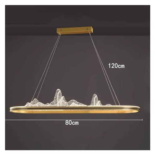 Lustre boule de verre suspendu avec éclairage LED blanc froid - 7