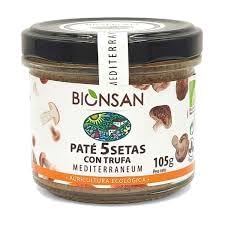 Paté de 5 Setas con Trufa | Selección ECO | Formato 105g | Perfil Umami Intensivo | Base Vegetal Premium | Calidad Vegana | Sin Aditivos | Orgánico Certificado