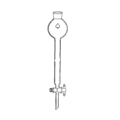 5907-15 Series Chromatography Column Without Filter Disc, #3 Stopper Top, 250 mL Reservoir, 19 mm ID, 30cm Length