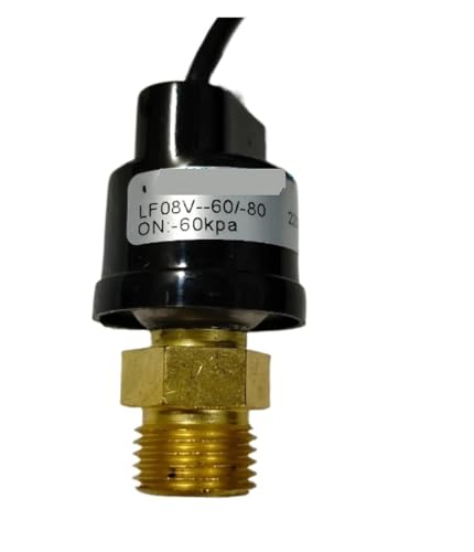Pressostat G1/4 normalement fermé de -60kpa à -80kpa pour la régulation de pression de l'air