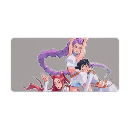 KPOPガールズ! デーモン・ハンターズ マウスパッドキーボードパッドゲーム用一体型大型アニメの滑り止め耐久性