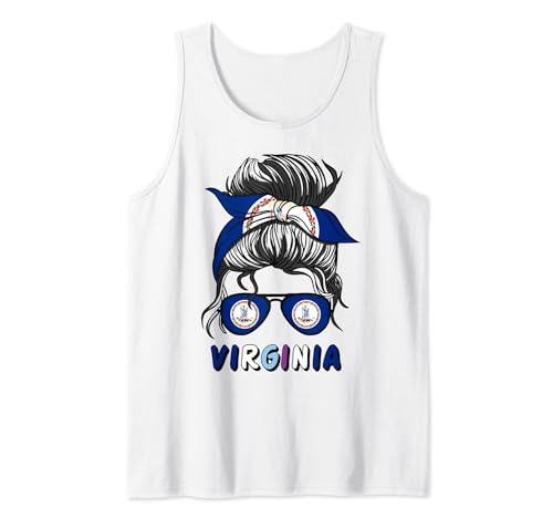 Virginia Girl USA Virginia Mom Womens Camiseta sin Mangas