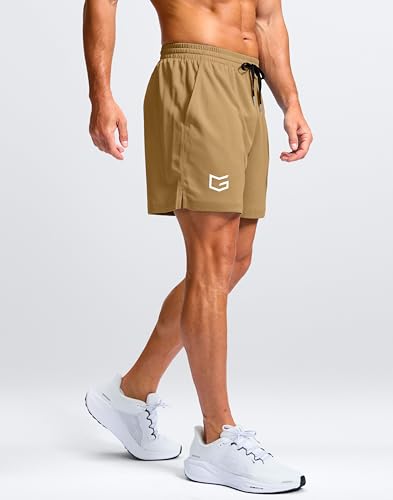 Image of G Gradual Men's Athletic Workout Shorts with Pockets 5 inch /7 inch /9 inch Lightweight Quick Dry Gym Basketball Running Shorts for Men