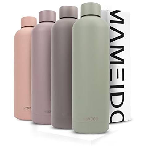 MAMEIDO Edelstahl Trinkflasche 750ml Desert Sage Cover