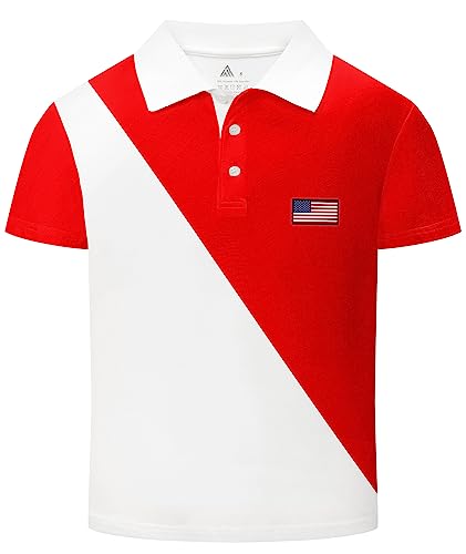 Image of V VALANCH Boys Polo Shirts Short Sleeve Casual Shrits