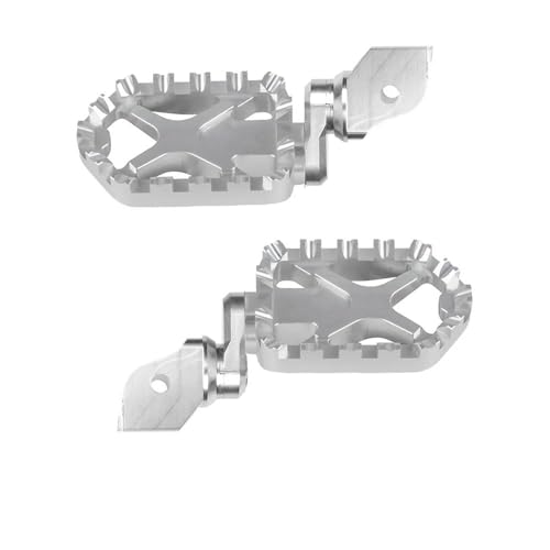 ALMNPRTVX Für BMW R1200GS R1200GS LC ADV R1250GS LC ADV S1000XR 2015–2019 F750GS F850GS Adventure Motorrad-Fußrasten Motorrad Fußrasten Pedale(Silver No Cover)