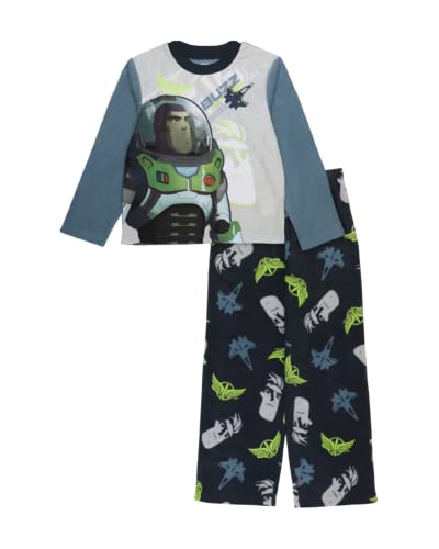Disney Boys' 2-Piece Loose-fit Pajama Set, Soft & Cute for Kids