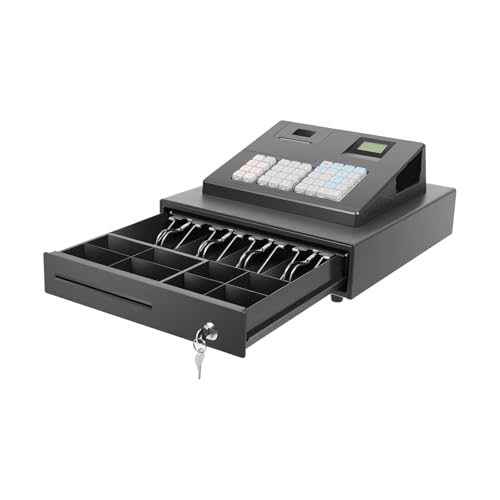 Caja registradora electrónica ECR600 con 39 teclas para supermercado y tienda
