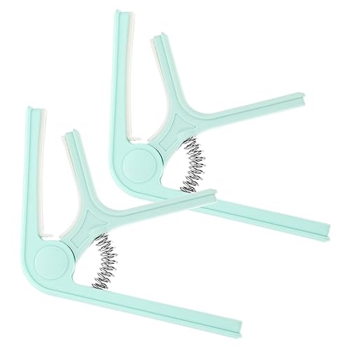 ERINGOGO 2pcs Acoustic Capo Durable Spring Tension Capo for Guitars and Ukuleles Non Slip Design Guitar Accessories for Music Lovers and Players