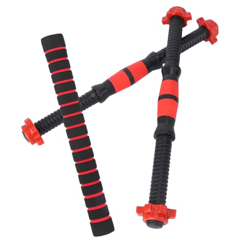 Barre de connexion pour haltère en acier robuste et PVC pour musculation