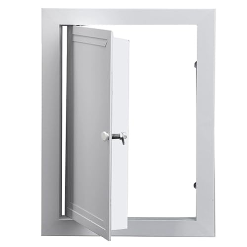 Cadre en Aluminium pour plomberie et électricité : trappe d'accès murale de 25x40 cm