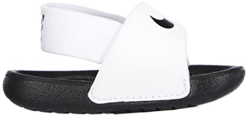 Nike Baby Boy's Kawa Slide (Infant/Toddler) White/Black/Black/White 7 Toddler M #TOP5