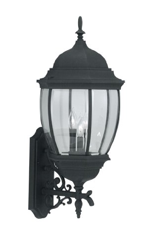 Designers Fountain 2442-BK Tiverton Wall Lanterns, Black