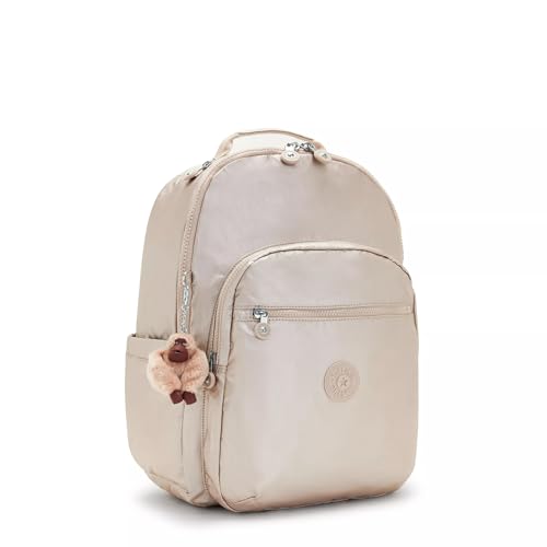Image of Kipling Women's Seoul 15 inch Laptop Backpack, Durable, Roomy with Padded Shoulder Straps, Built-In Protective Sleeve