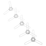 Homoyoyo Clip a Molla in Metallo per Faretti da Incasso 5 Pezzi, Clip di Fissaggio per Paralume Blocco Sicuro e Installazione Semplice, Accessori Fai da Te per Illuminazione da Incasso