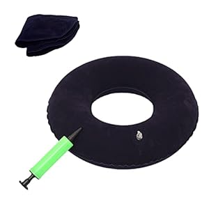 Decubituskussen, comfortabel stoelkussen voor rolstoel, opblaasbaar zitkussen voor reisverlichting Rugpijn