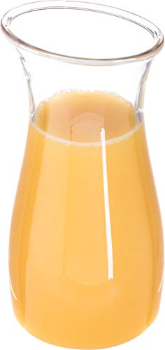 Carlisle Foodservice Products 7090107 Cascata Carafe Juice Jar Beverage Decanter Only, Plastic, 0.50 L, Clear #TOP4