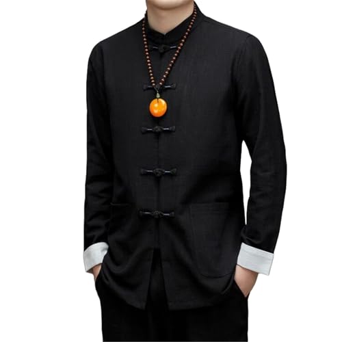 Costume d'été homme coton et lin de style chinois pour vos vacances et soirées en terrasse