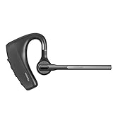 Yibaision Bluetooth Headset V5.0 Kompatibel für IOS and Android, CVC8.0 Drahtloses Kopfhörer Dual Mic Aktive Geräuschunterdrückung für Handys und Andere Geräte mit Bluetooth