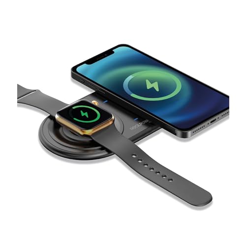 Chargeur sans fil station de charge QI 15W fini les câbles cassés pour iPhone
