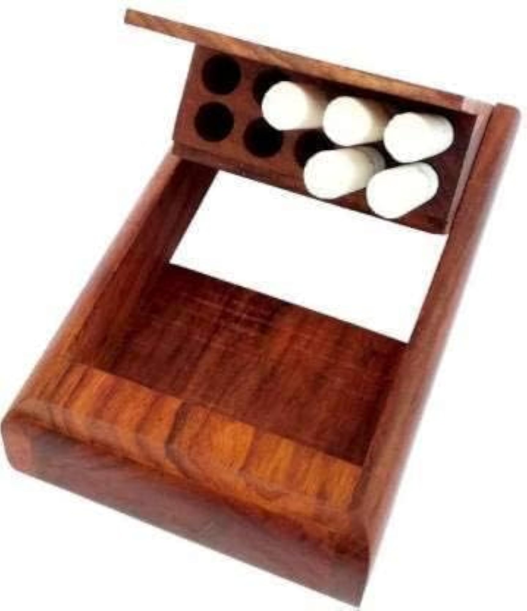 Wooden Cigarette Storage Organizer, Stylish Holder