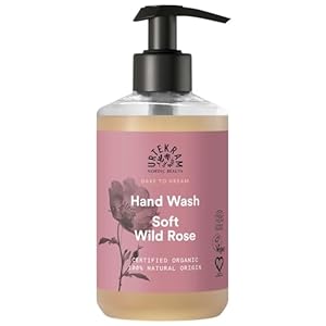 Urtekram Dare to Dream, jabón para las manos de rosa silvestre suave, orgánico 300 ml