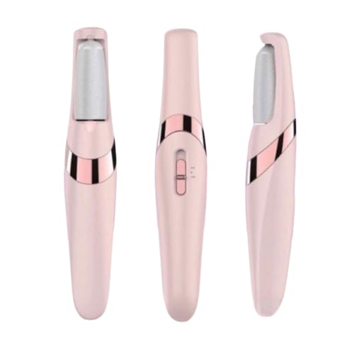 Lixa de Pe Eletrica com Bateria Recarregavel e Controle de Velocidades Removedor de Calos para Pés Recarregável Com Lixa Extra Portatil Spa dos Pes Raspador de Pes (Rosa)