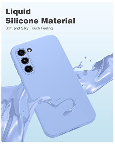 Fntcase For Samsung Galaxy S23+Plus Case: Shockproof Protective Silicone Phone Cases - Dual Layer Slim Rugged Full Protection Durable Tough Drop Proof Tpu Case - 2023, 6.6Inch (Periwinkle Blue) #TOP7
