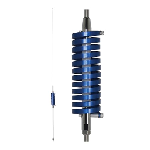 Browning BR-92-BL BR-92 68-in. 15,000-Watt Flat-Coil CB Antenna with 16-in. Shaft (Blue)