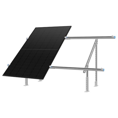 SUNGOLDPOWER Solar Panel Mount Brackets Modular&Expandable Heavy Duty&Adjustable Big Enough for 2PCS 300W/400W/450W/500W/550W/590W Solar Panels at Backyard Lawn Parking Lot Campsite