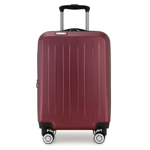 Elite Luggage Expandable Hardside Spinner Luggage, Burgundy, Carry-on 21-Inch - Image 3