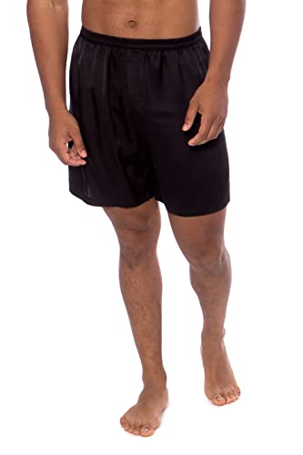 Men's 100% Organic Mulberry Silk Boxer Shorts - Luxury Underwear Breathable and Comfortable (Country Club)4