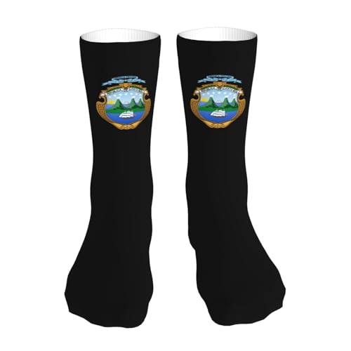 Costa Rica Costa Rican Vintage Emblem Casual Crew Socks