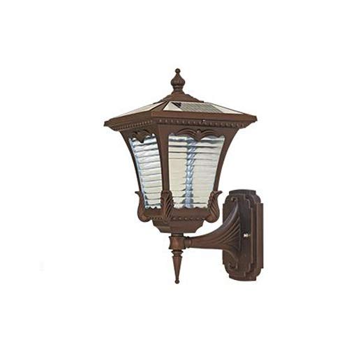 Sconce créative lanterne solaire à quatre coins pour mur extérieur de maison