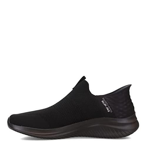 Image of Skechers Men's Ultra Flex 3.0 Smooth Step Hands Free Slip-ins, Black /Black, 11