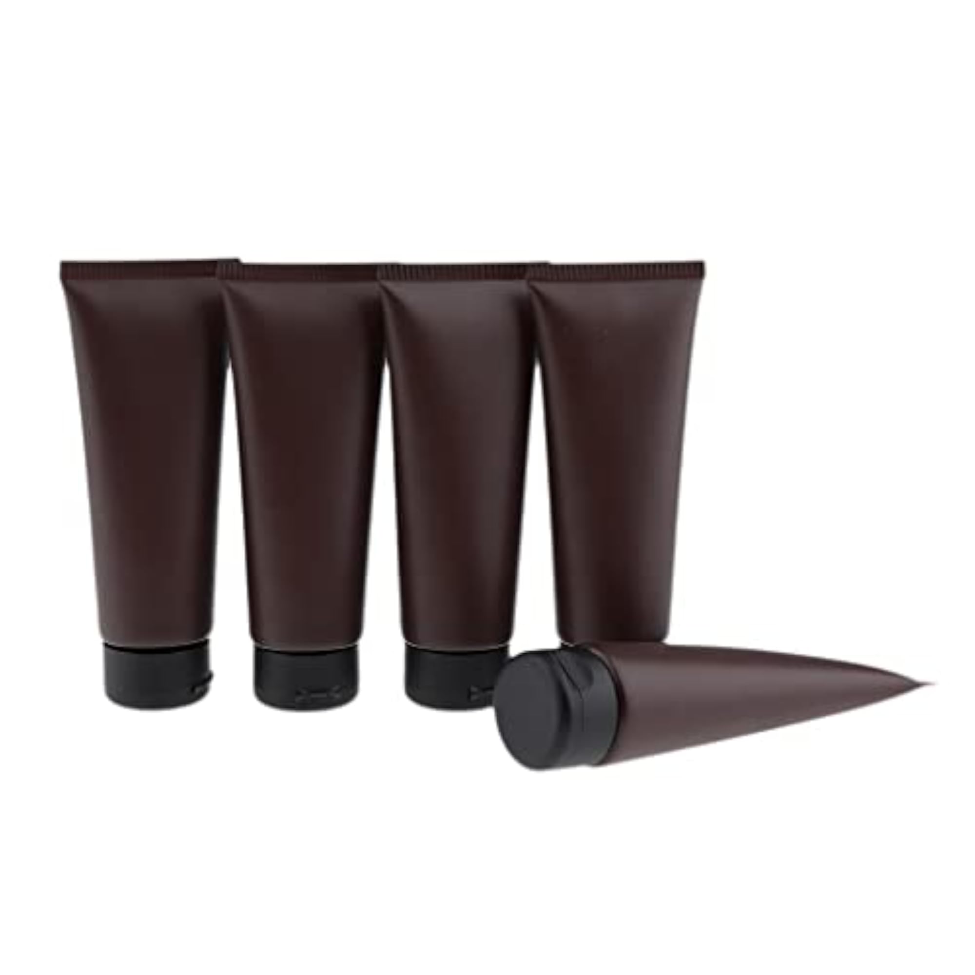 5 Empty Squeeze Tube Makeup Lotion Containers, 100ml