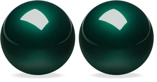 Image of Perixx Peripro-303GLG Trackball, 1.34 Inch Replacement Ball for Perimice and M570, Glossy Green (Pack of 2)
