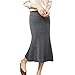 Produktbild Hgvcfcv Damen-Wollrock, lang, Stretch, hohe Taille, Curlrock, Herbststrick, Kaschmir, Hüftrock, dick, Dunkelgrau9, 36