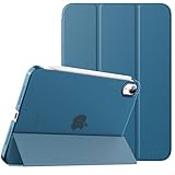 MoKo for iPad Mini 7 (A17 Pro) Generation Case 2024, iPad Mini 6 Case 2021, 8.3-inch Slim Lightweight Protective Hard Back PC Shell Stand Cover Support Touch ID, Auto Wake/Sleep, Peacock Blue