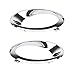 labwork Fog Light Bezel Chrome Trim Ring Replacement for Fusion Mondeo 2013-2016 Driver & Passenger Side DS7Z-17E811-AA DS7Z-17E810-A