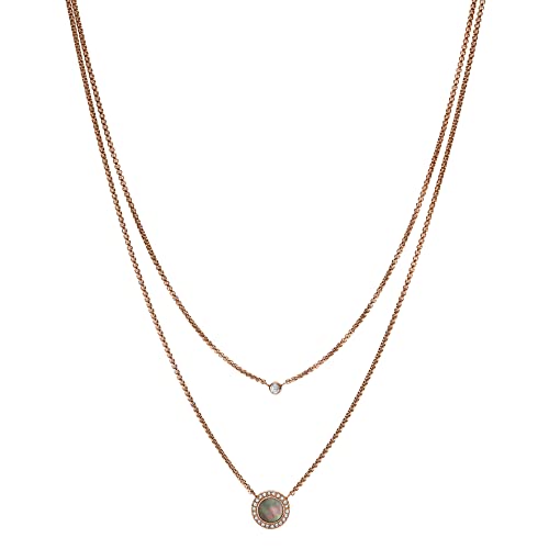 Fossil Women's Rose Gold-Tone Necklace, Color: Rose Gold (Model: Jf02953791) #TOP5
