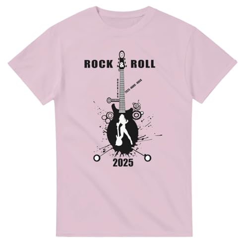 T-shirt lesté Rock & Roll à col rond noir 2025 avec lestage discret