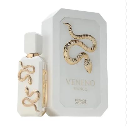 Veneno Bianco Eau de Parfum, 100 ml, Fragancia Floral con Notas de Neroli, Bergamota, Coco y Vainilla, Perfume Fresco y Elegante para Mujer