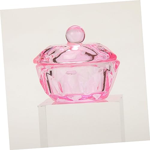 Set de 2 recipientes Dappen de cristal para uñas miniatura 4