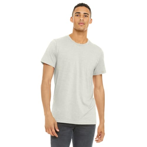 BELLA+CANVAS Unisex Heather CVC T-Shirt M HTHR PRSM NATURL
