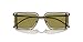 Diesel DL1002 Sunglasses, Shiny Antique Copper/Green, 57 mm