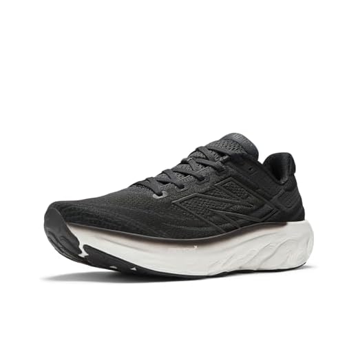 New Balance Fresh Foam X 1080 V13 Tênis de corrida masculino, Preto/branco, 8.5