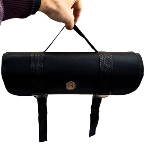Estojo de Ferramentas Dobrável com 22 Bolsos em Nylon Reforçado, Preto