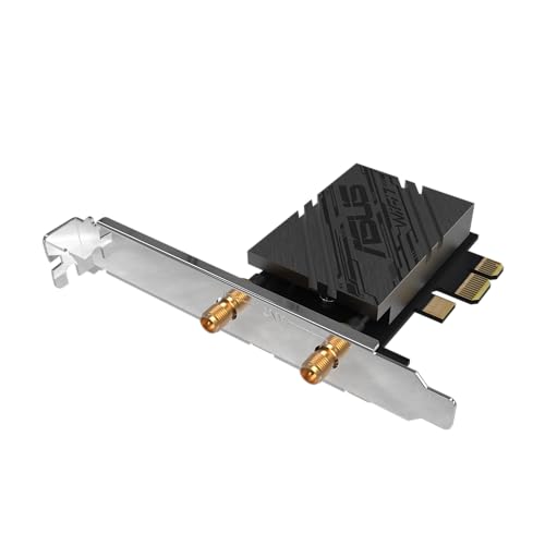 Image of ASUS PCE-BE92BT WiFi 7 PCI-E Adapter with 2 External Antennas. Supporting 6GHz Band,320MHz,Bluetooth 5.4,WPA3 Network Security,OFDMA and MU-MIMO,only Compatible with Intel motherboards (Pack of 10)